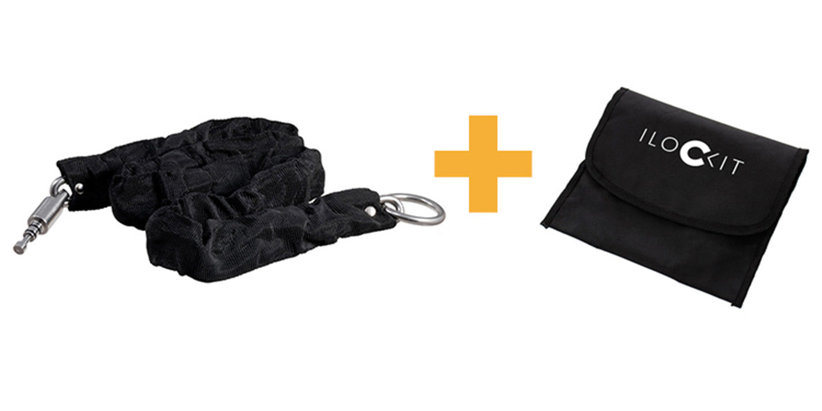 rehkitz fahrradschloss I LOCK IT Fahrradschloss – Einsteckkette mit Tasche