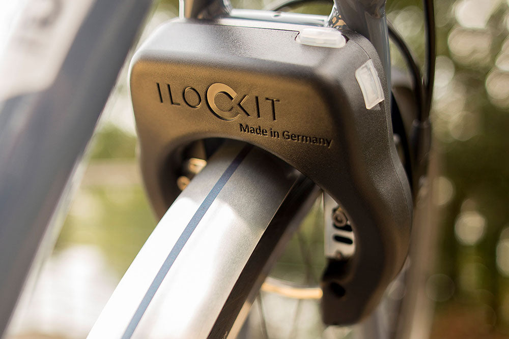 Bluetooth bike lock keyless control with smartphone app I LOCK IT