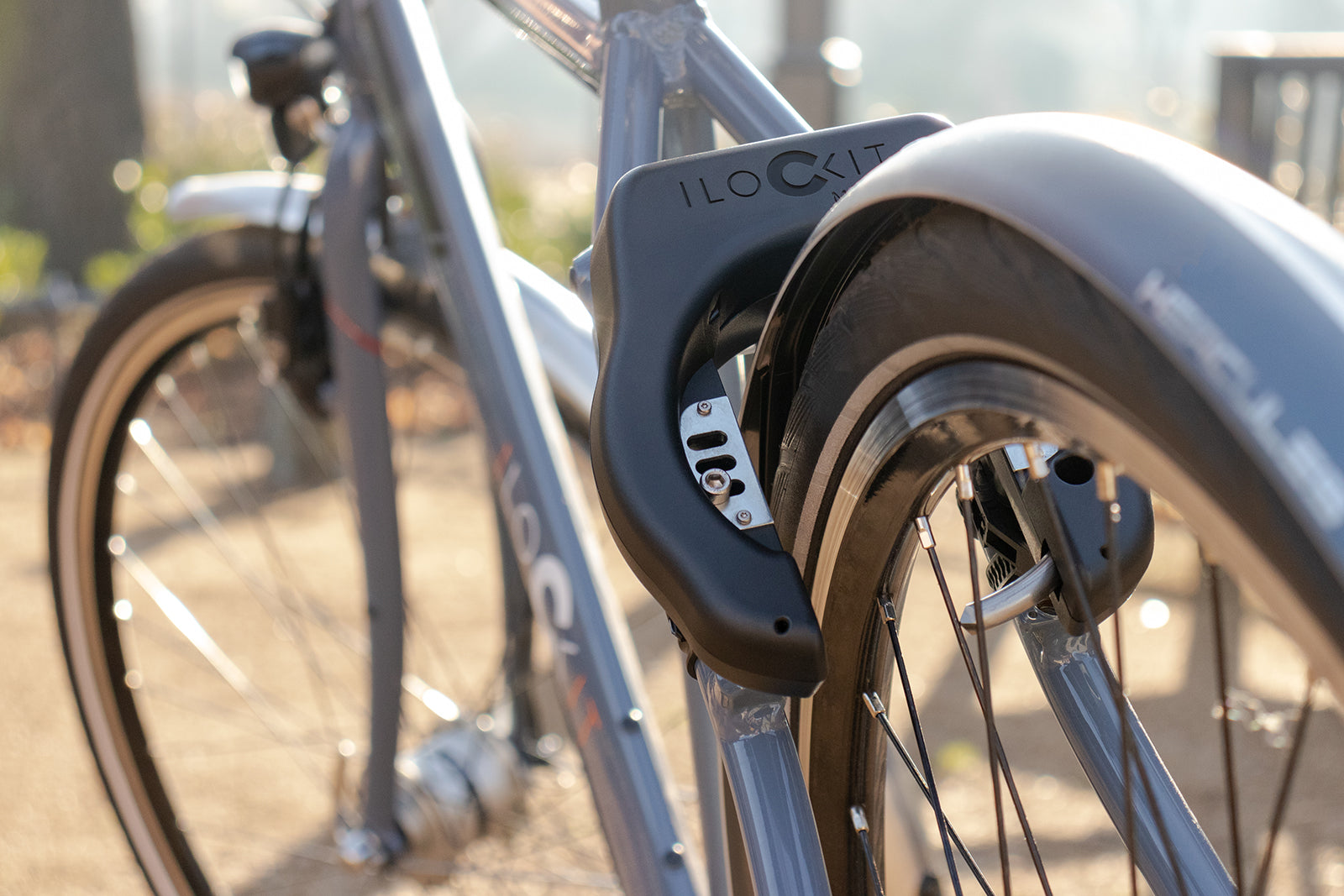 Smartphone bike clearance lock